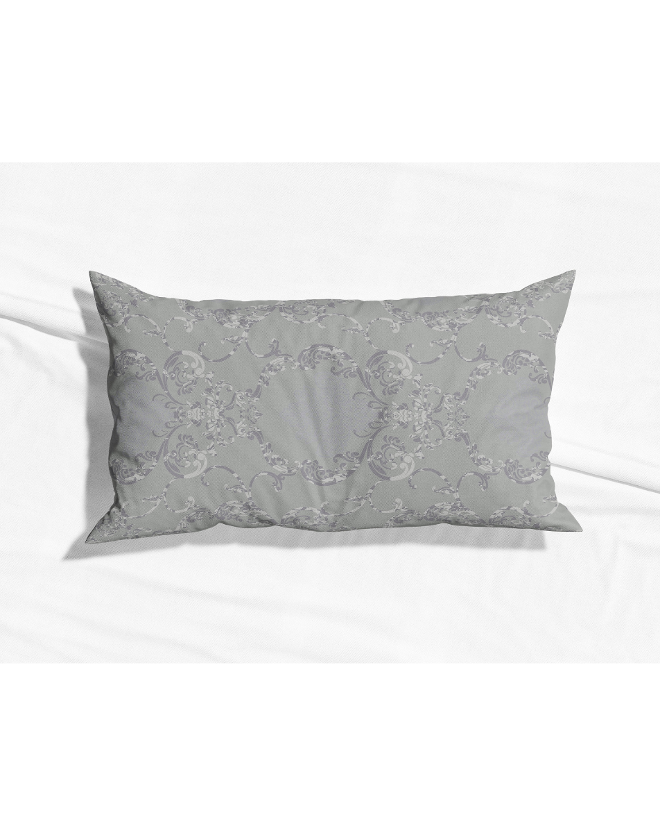 Midnight Sigil 300TC Satin Cotton Bedsheet in Violet Grey