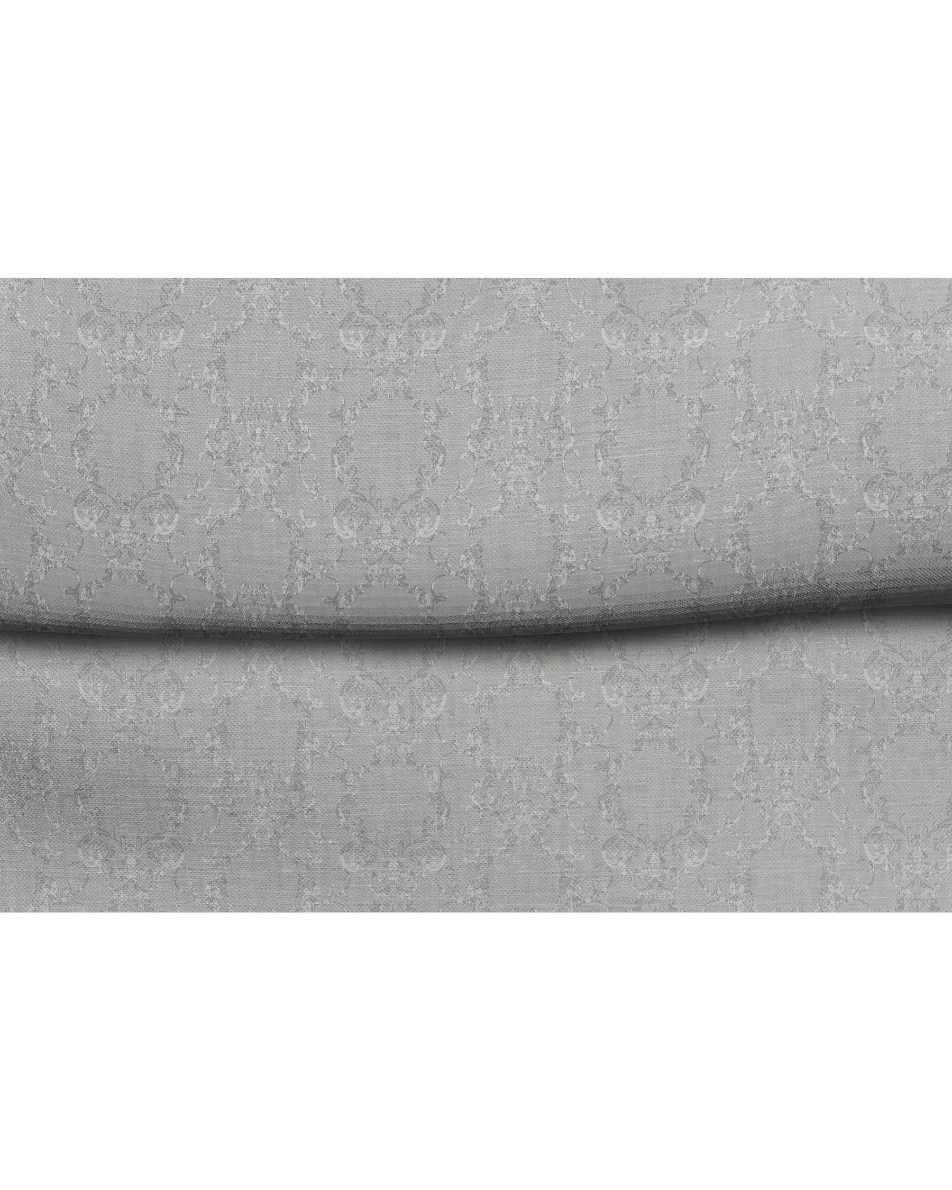 Midnight Sigil 300TC Satin Cotton Bedsheet in Violet Grey
