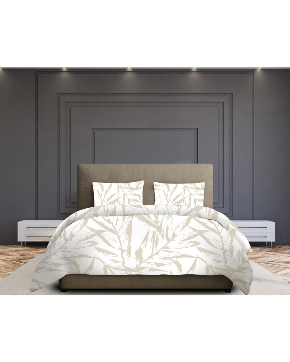 Birch 300TC Satin Cotton Bedsheet in Beige