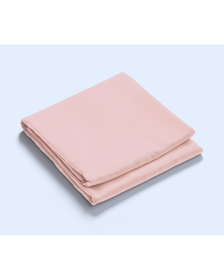 Blush Berry 300TC Satin Cotton Bedsheet in Pink