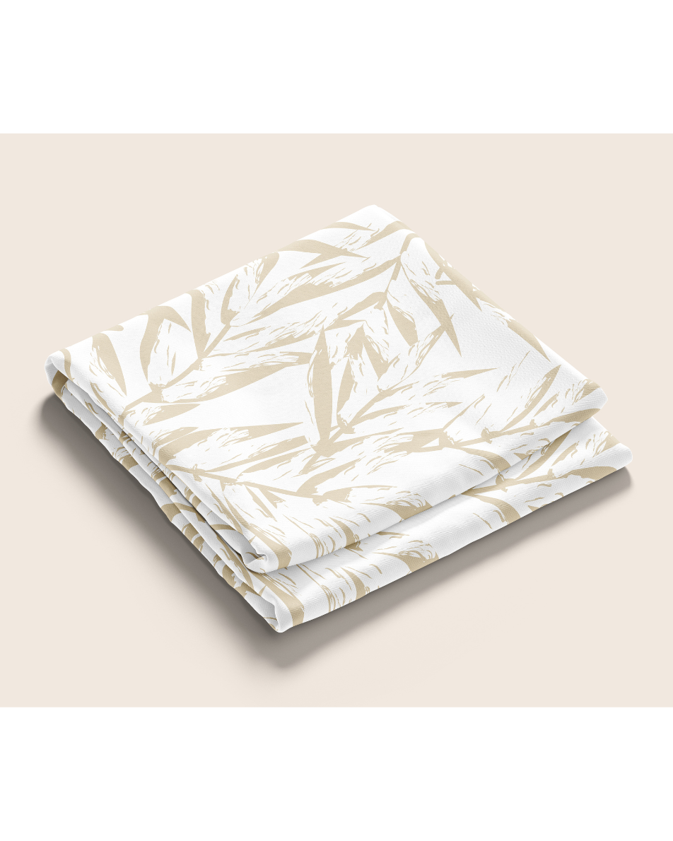 Birch 300TC Satin Cotton Bedsheet in Beige